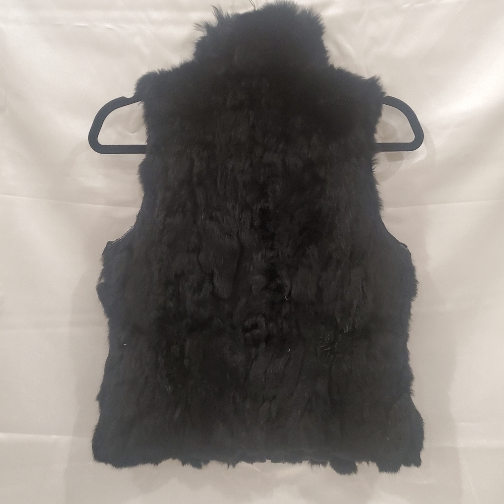 Charles Klein Rabbit Fur Vest - Picture 3 of 6
